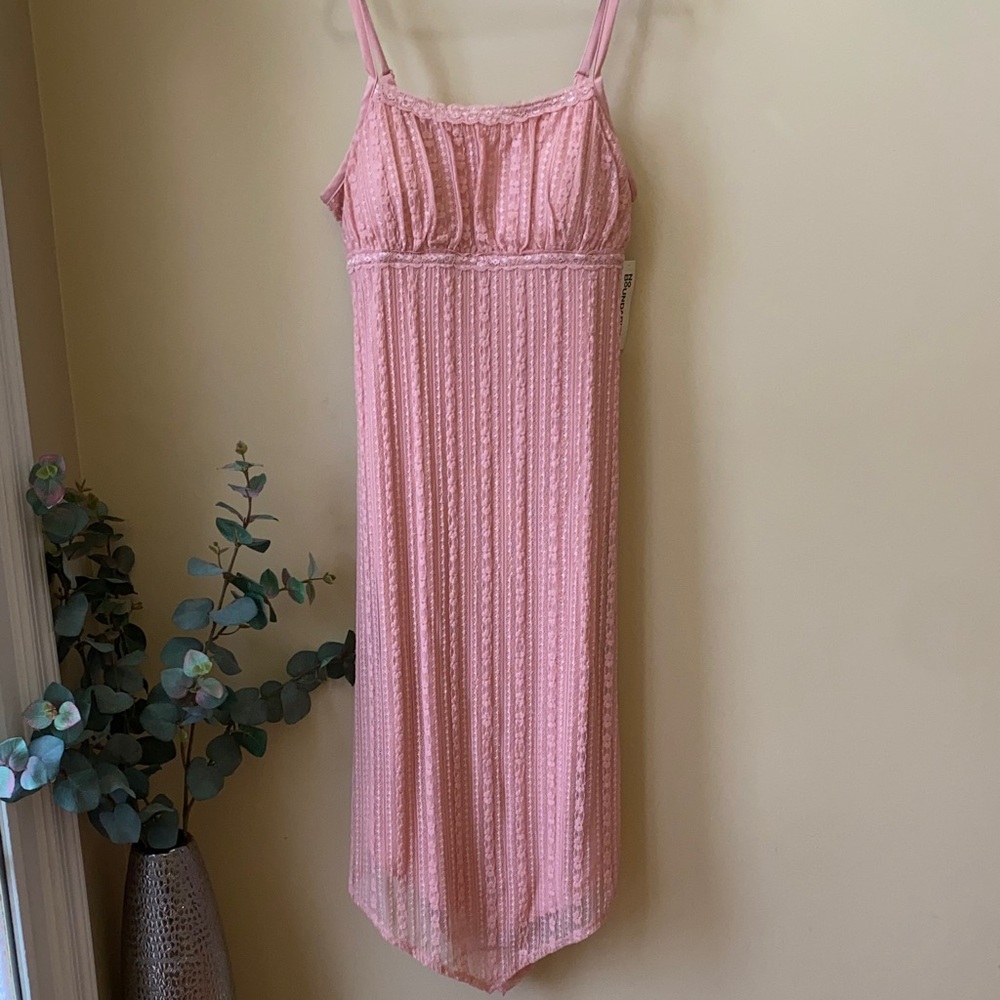 No Boundaries Elegant Dusty Rose Pink Stretch Lace Dress